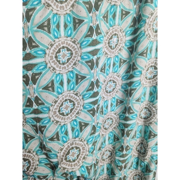 Catherines Springwater Gauze Kimono sz XL 1X  Geoprint nwt boho festival - Picture 2 of 8